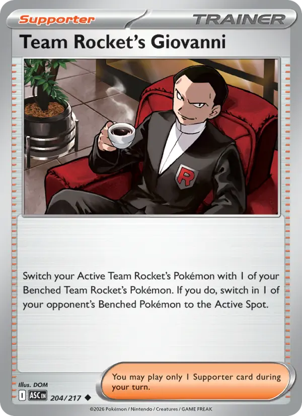 Team Rocket's Giovanni - 204