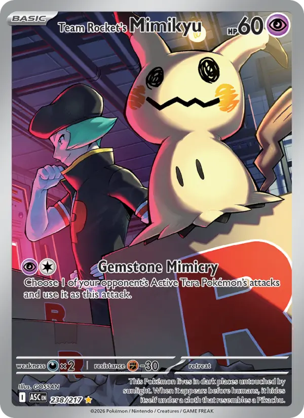 Team Rocket's Mimikyu - 238
