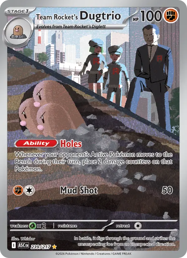 Team Rocket's Dugtrio - 239