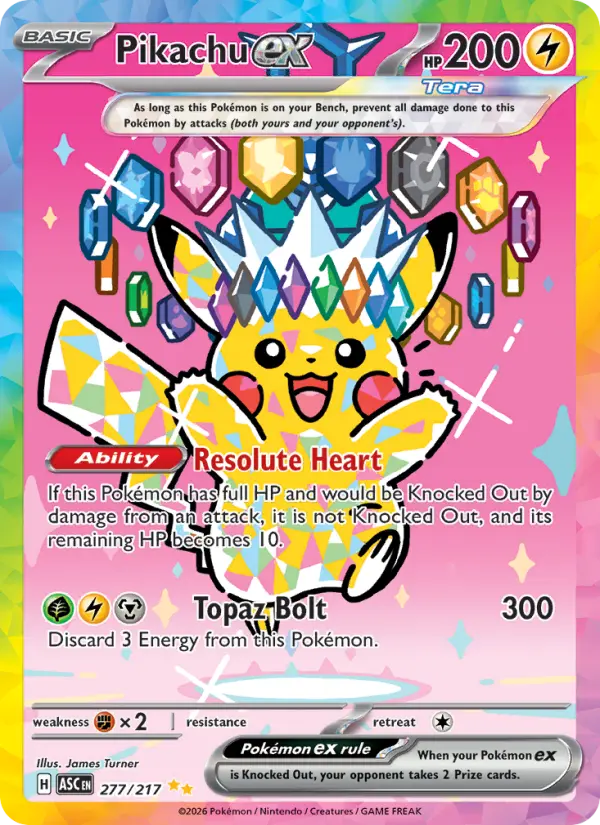 Pikachu ex - 277