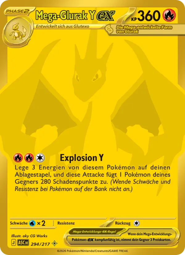 Mega-Glurak Y-ex - 294