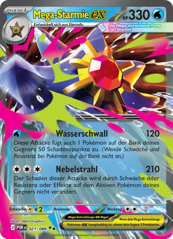 Mega-Starmie-ex - 021