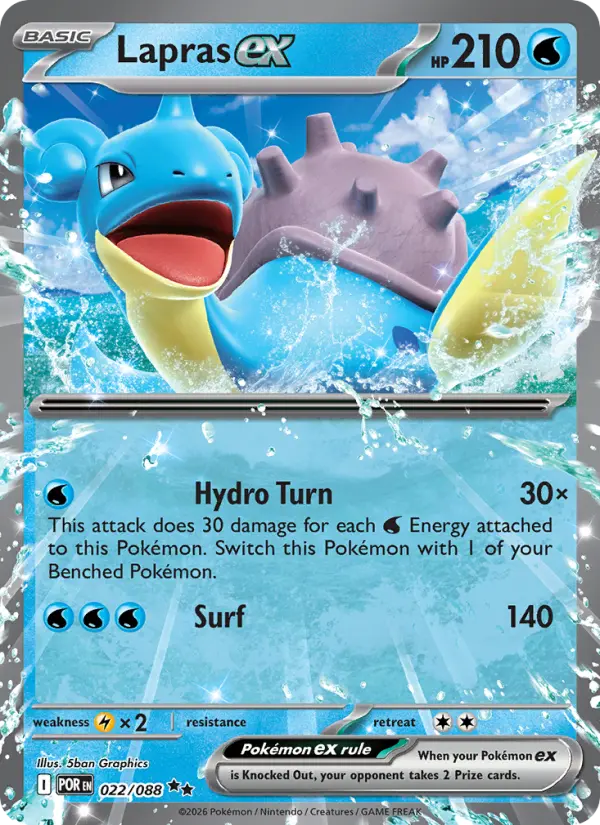 Lapras ex - 022