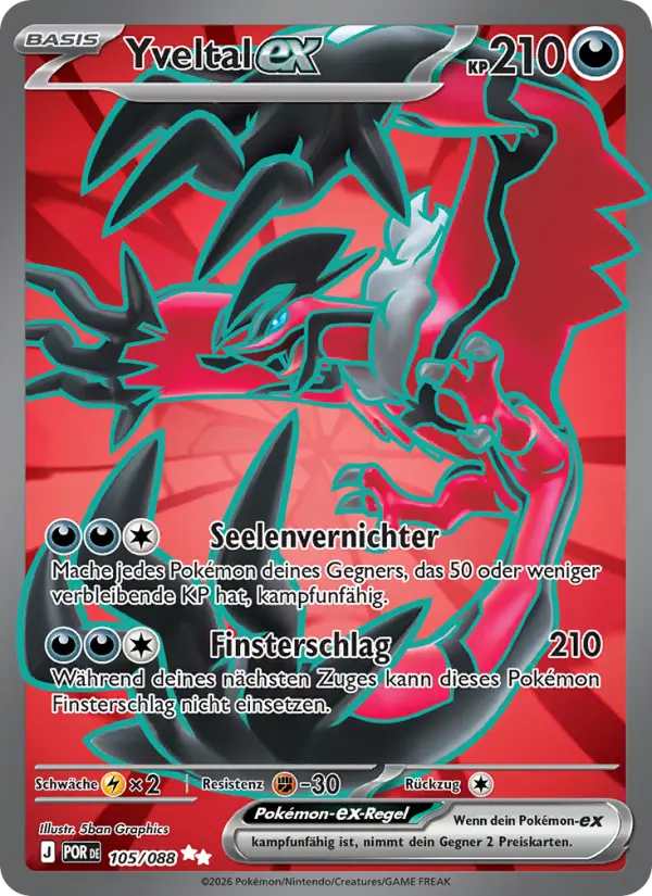 Yveltal-ex - 105