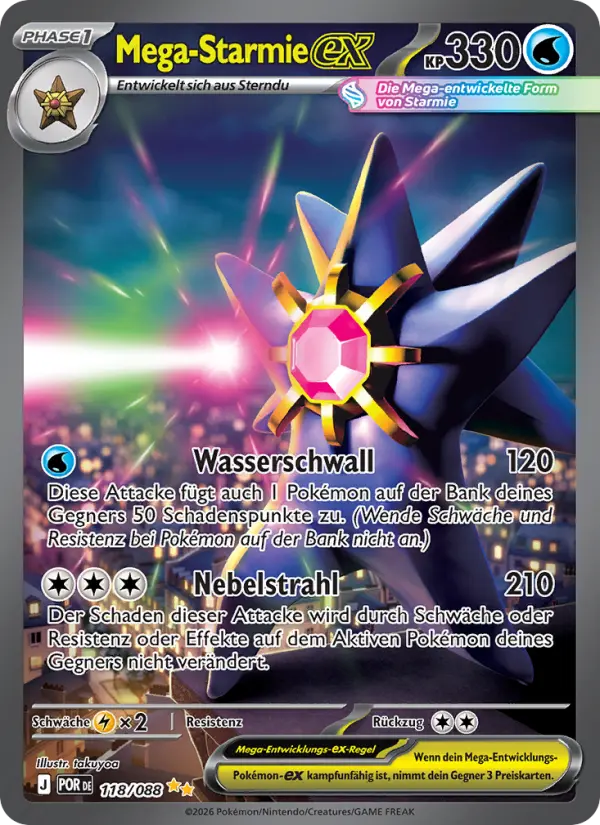 Mega-Starmie-ex - 118