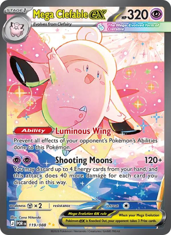 Mega Clefable ex - 119