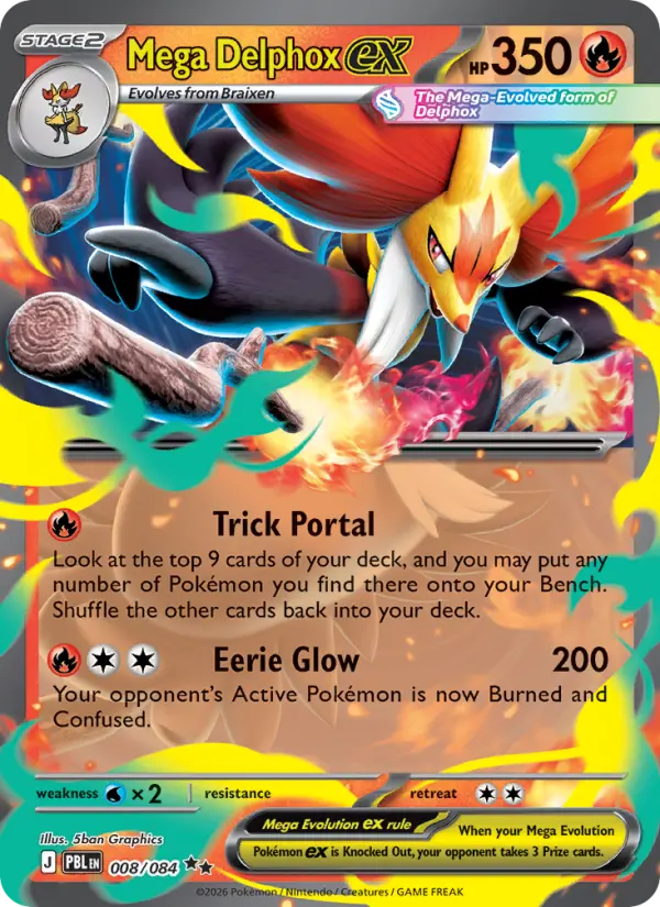 Mega Delphox ex - 008