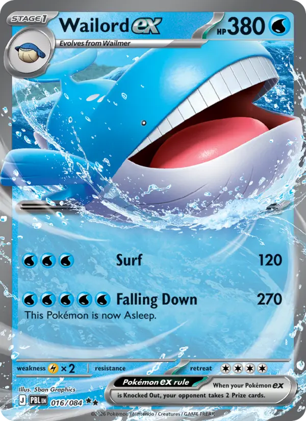 Wailord ex - 016