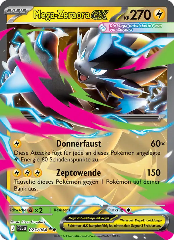 Mega-Zeraora-ex - 027