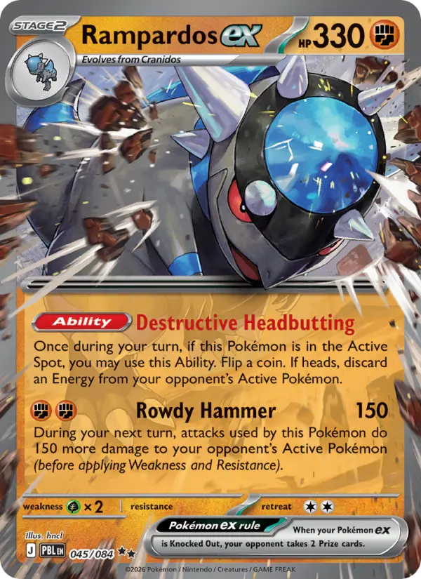 Rampardos ex - 045