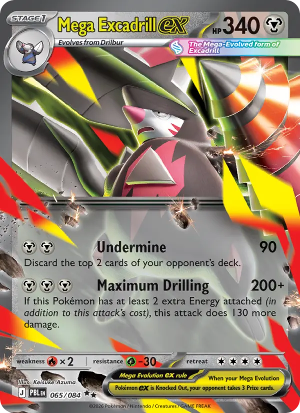 Mega Excadrill ex - 065