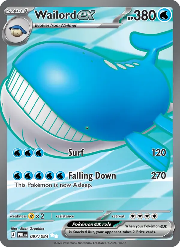 Wailord ex - 097