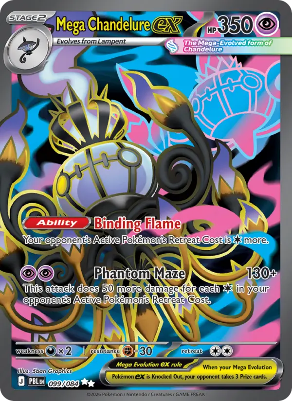 Mega Chandelure ex - 099