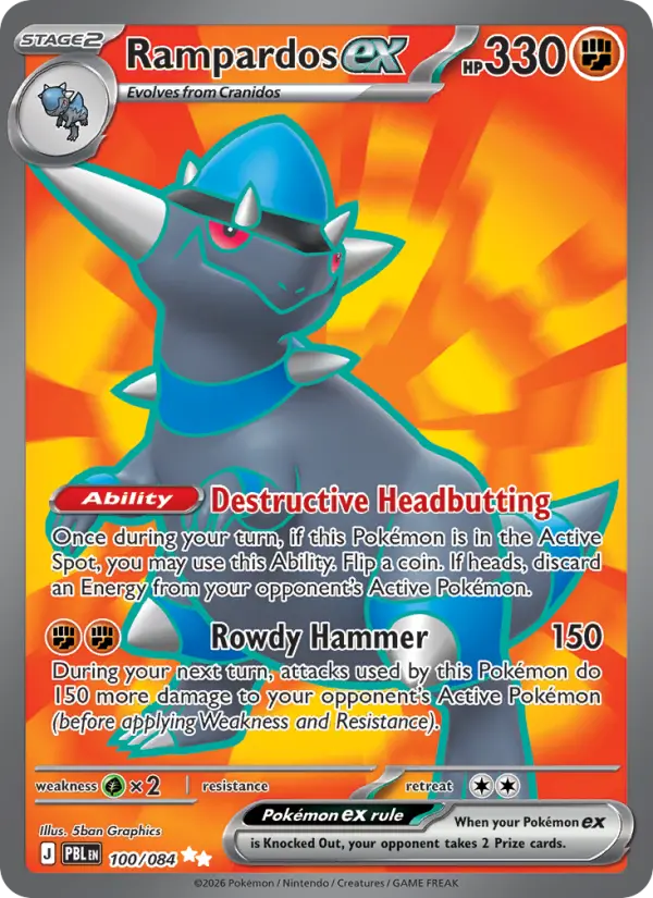 Rampardos ex - 100