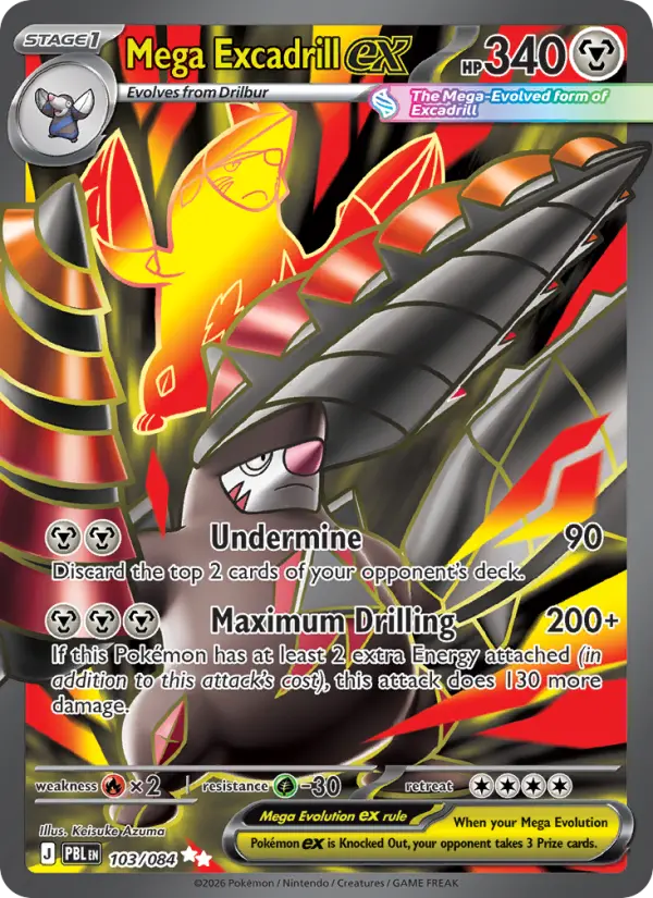 Mega Excadrill ex - 103