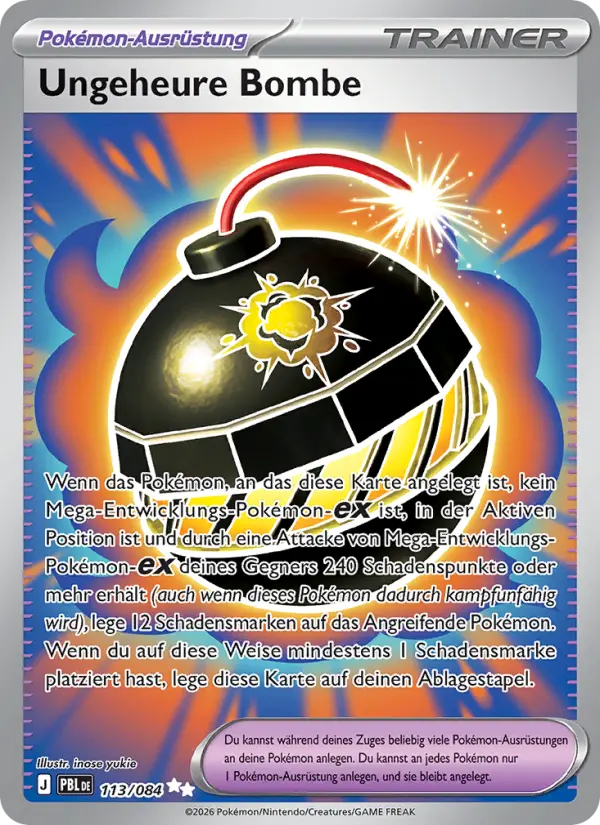 Ungeheure Bombe - 113