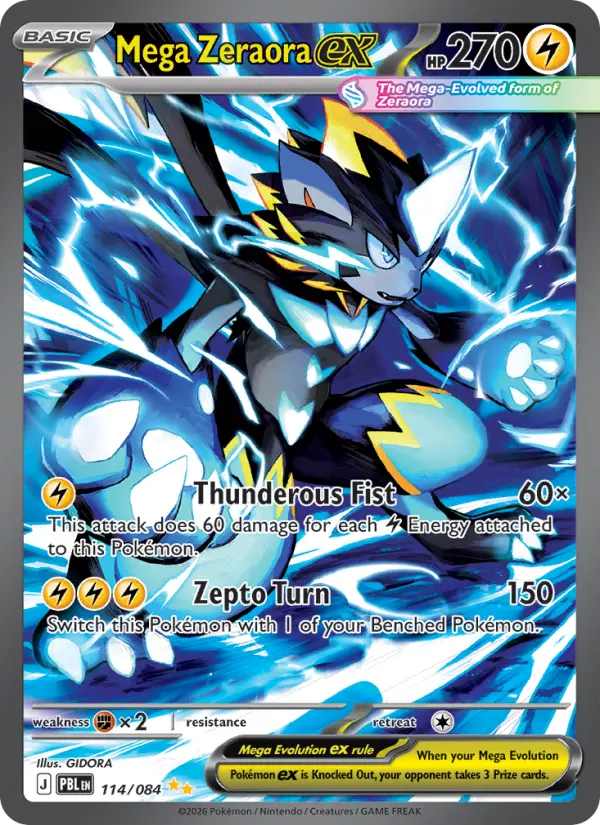 Mega Zeraora ex - 114