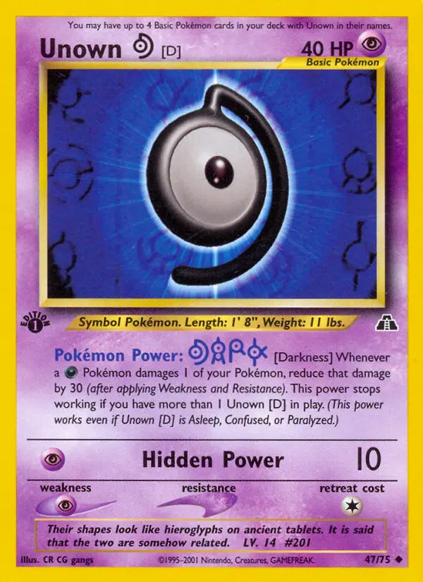 Unown [D] - 47