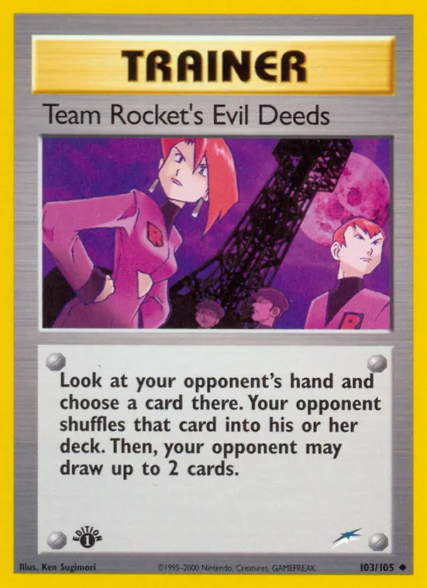 Team Rocket's Evil Deeds - 103