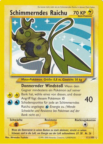 Schimmerndes Raichu - 111