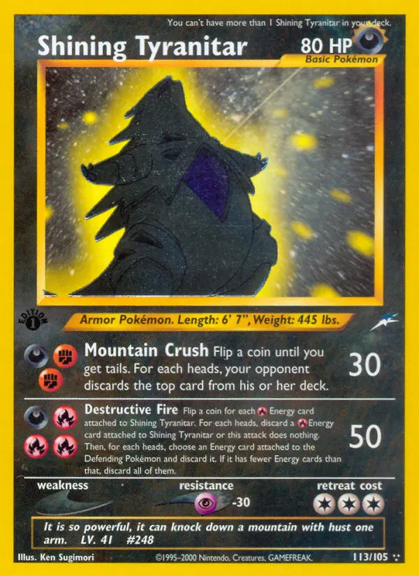 Shining Tyranitar - 113