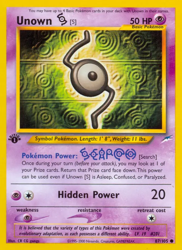 Unown [S] - 87