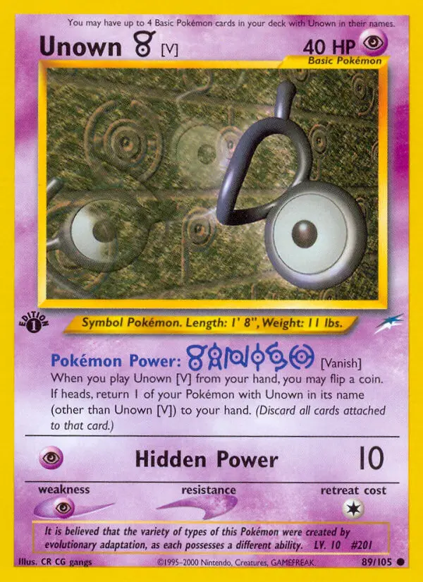Unown [V] - 89