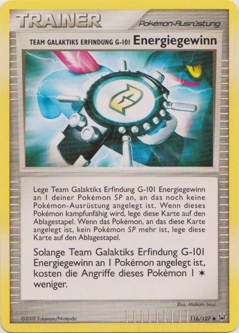 Team Galaktiks Erfindung G-101 Energiegewinn - 116
