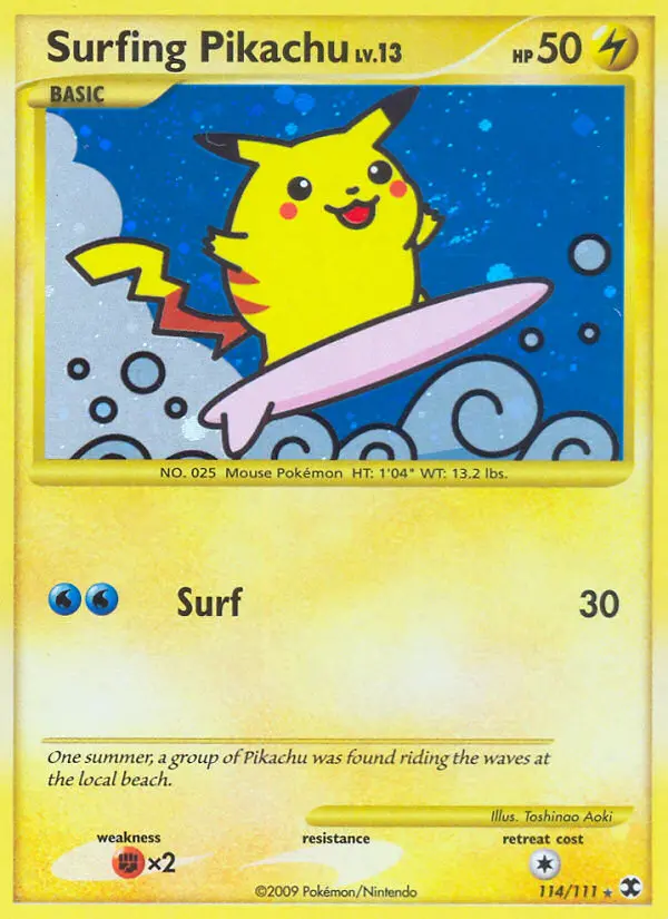 Surfing Pikachu - 114