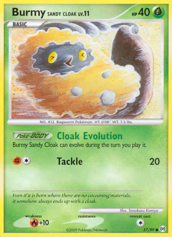 Burmy Sandy Cloak - 57