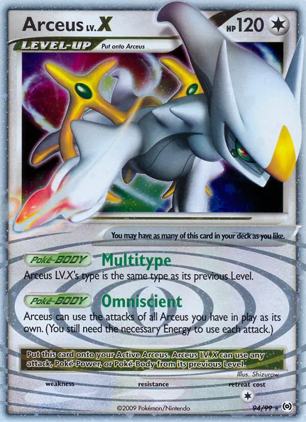 Arceus LV. X - 94