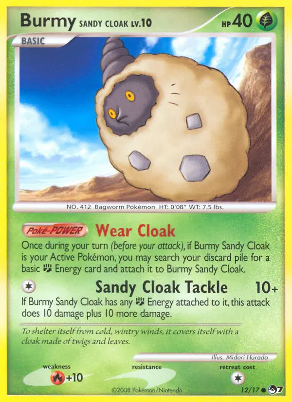 Burmy Sandy Cloak - 12