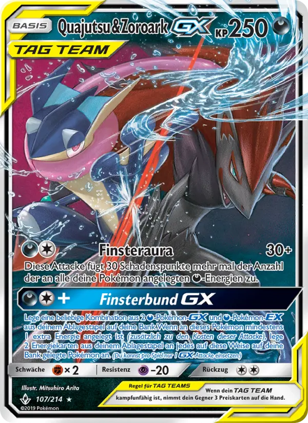 Quajutsu & Zoroark GX - 107