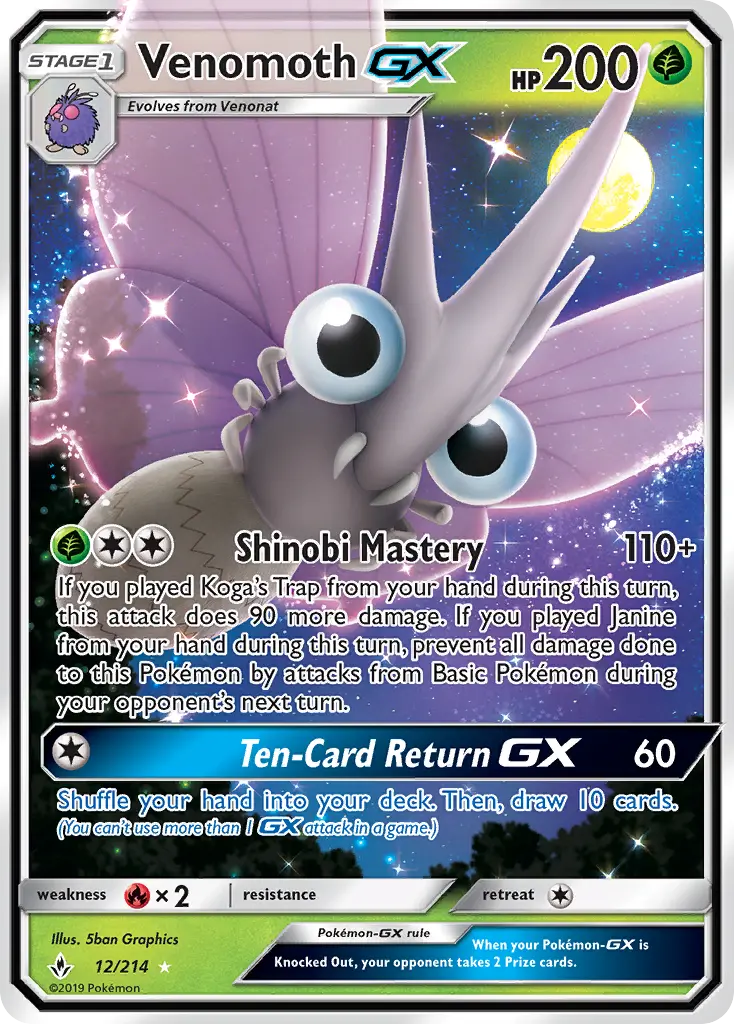 Venomoth GX - 12