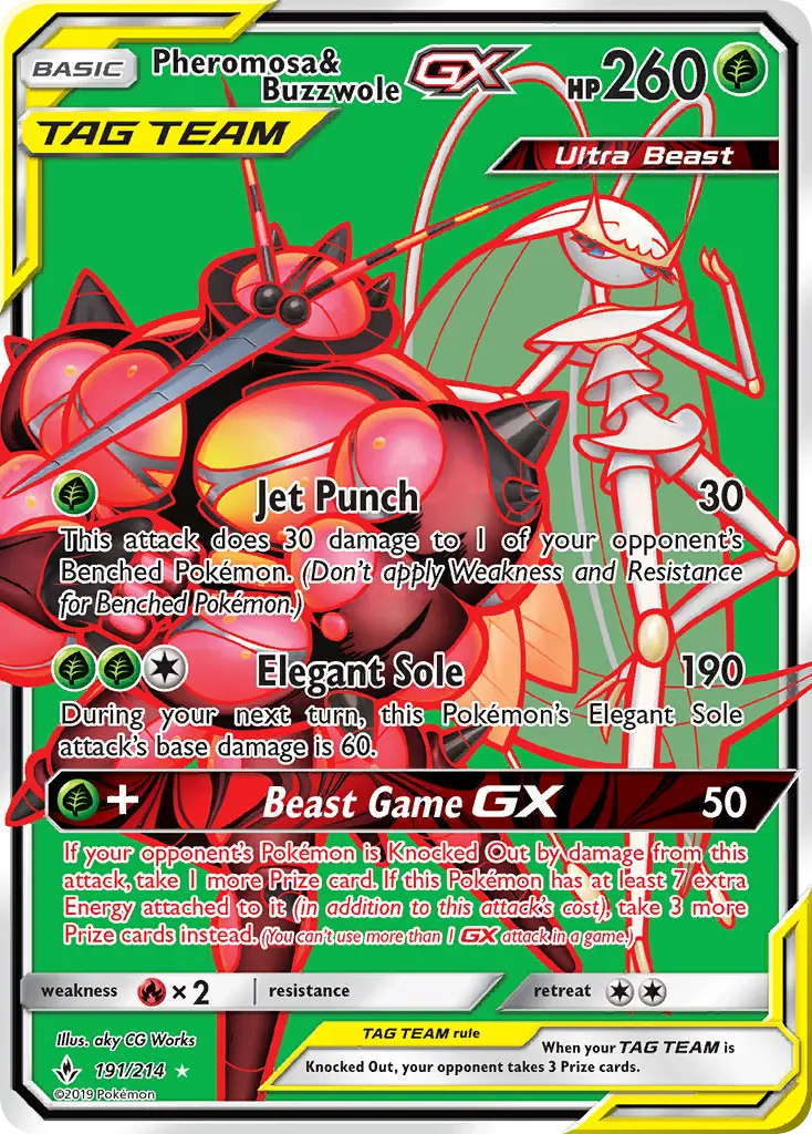 Pheromosa & Buzzwole GX - 191