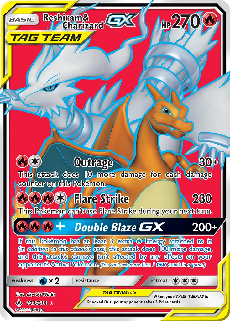 Reshiram & Charizard GX - 194