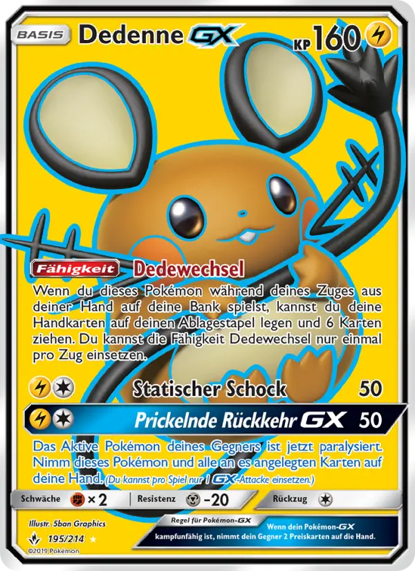 Dedenne GX - 195