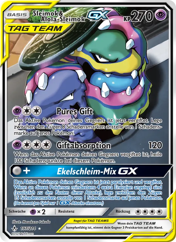 Sleimok & Alola-Sleimok GX - 197