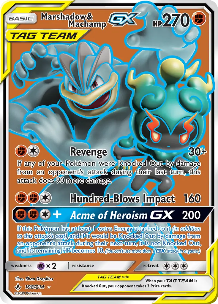 Marshadow & Machamp GX - 198