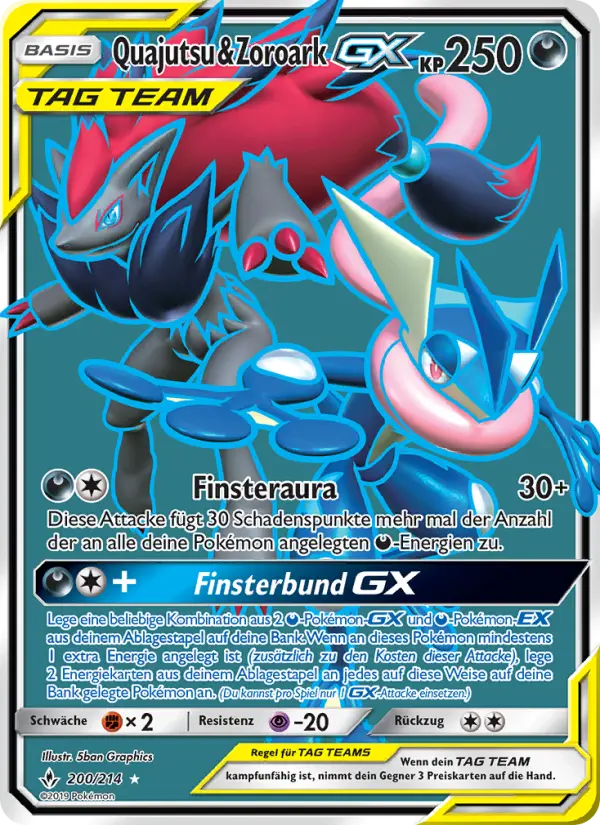Quajutsu & Zoroark GX - 200