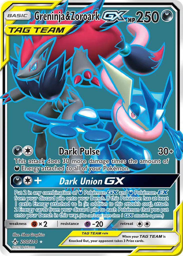 Greninja & Zoroark GX - 200