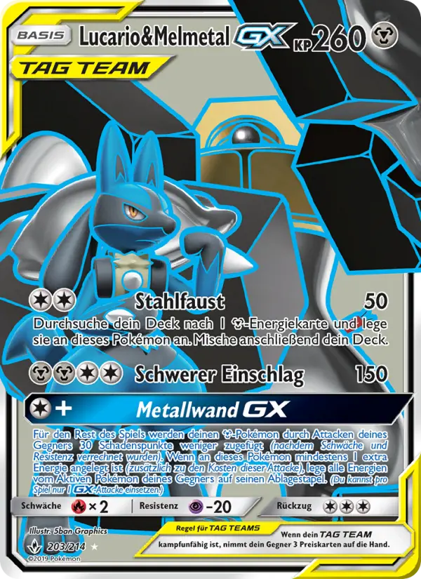 Lucario & Melmetal GX - 203