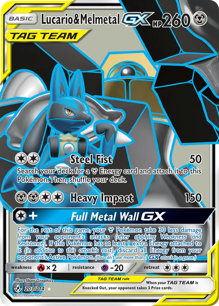 Lucario & Melmetal GX - 203