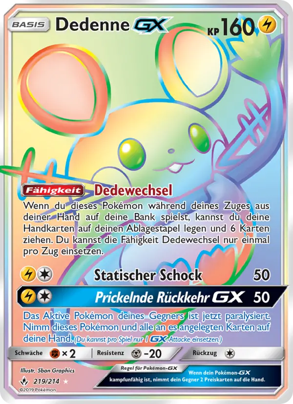 Dedenne GX - 219