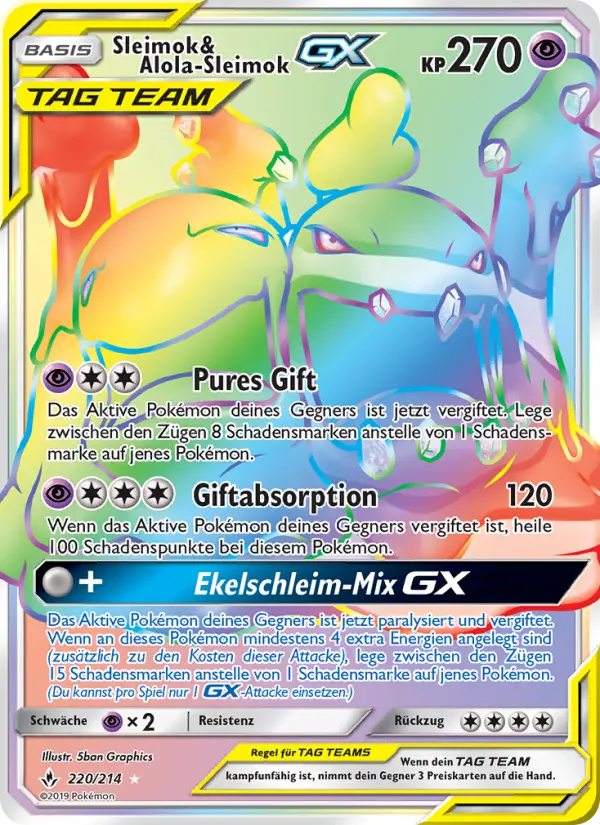 Sleimok & Alola-Sleimok GX - 220
