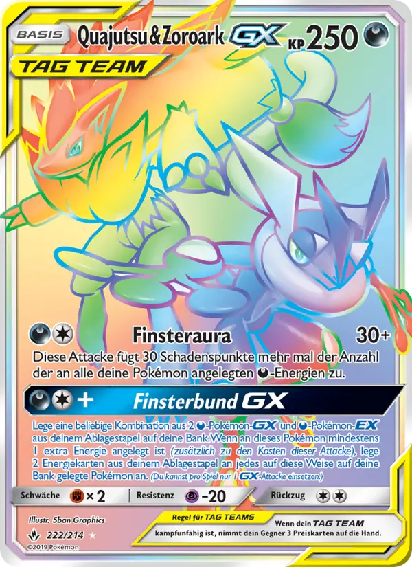 Quajutsu & Zoroark GX - 222