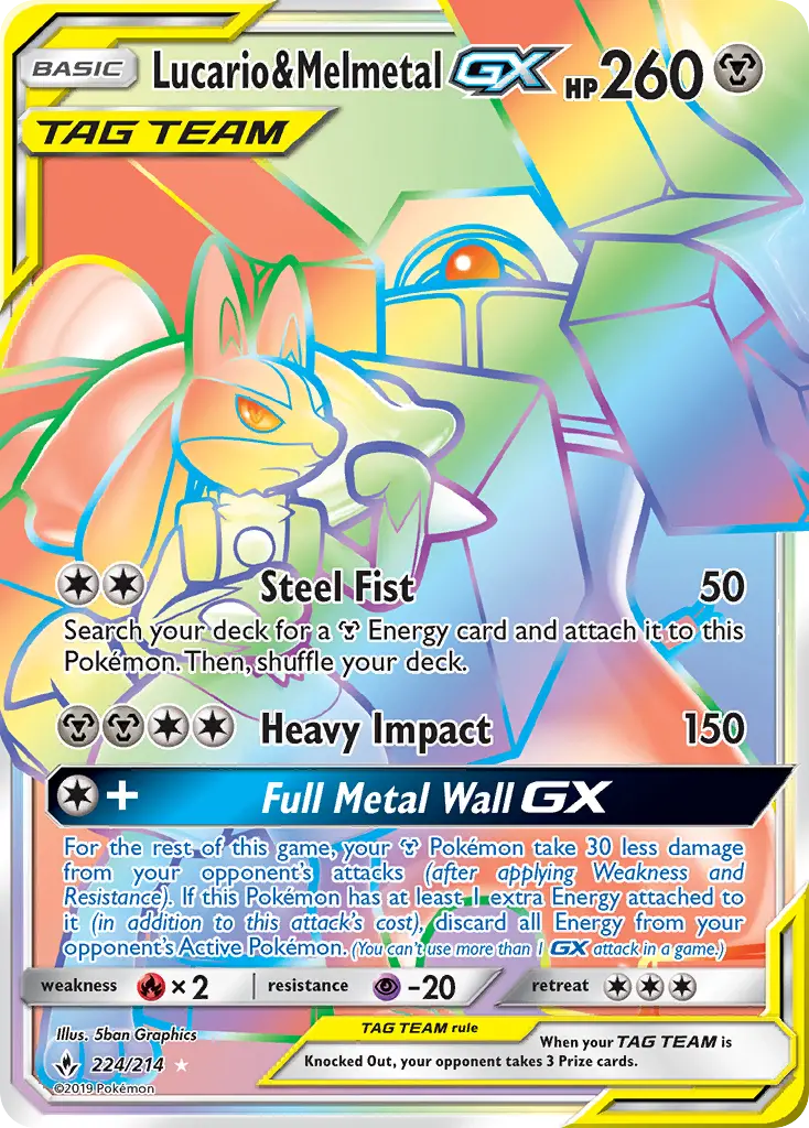 Lucario & Melmetal GX - 224