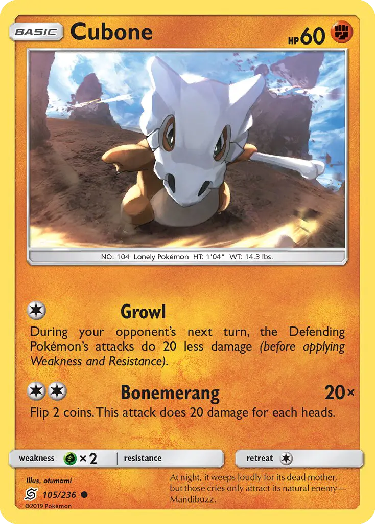 Cubone - 105