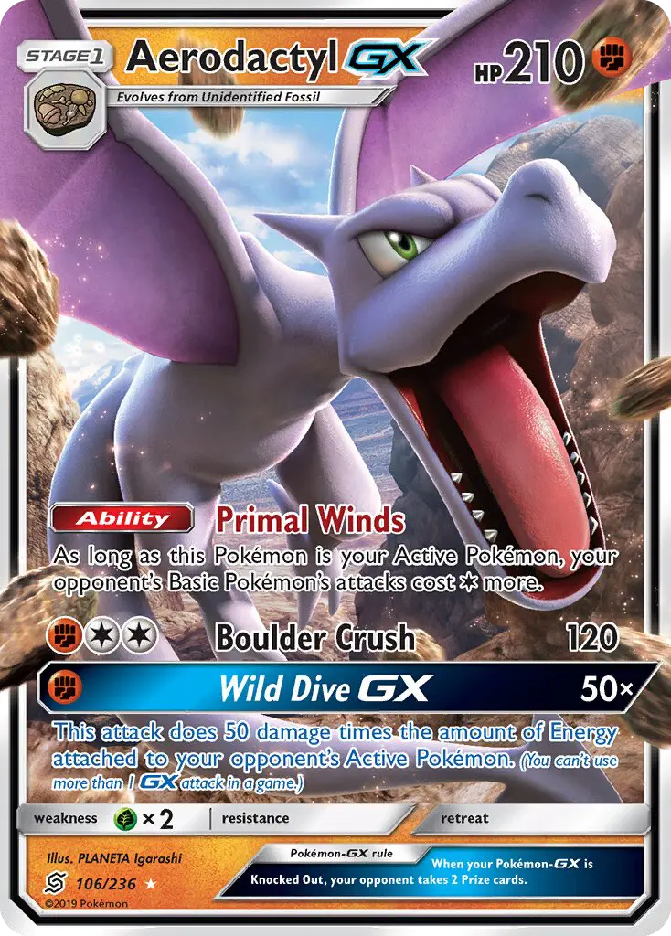 Aerodactyl GX - 106