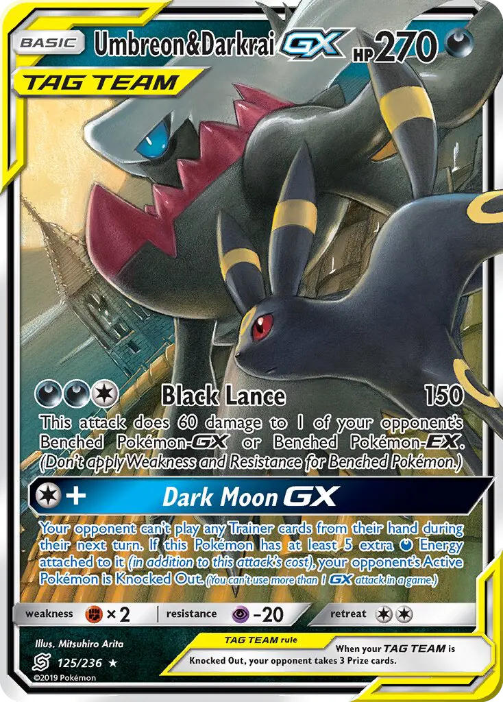 Umbreon & Darkrai GX - 125